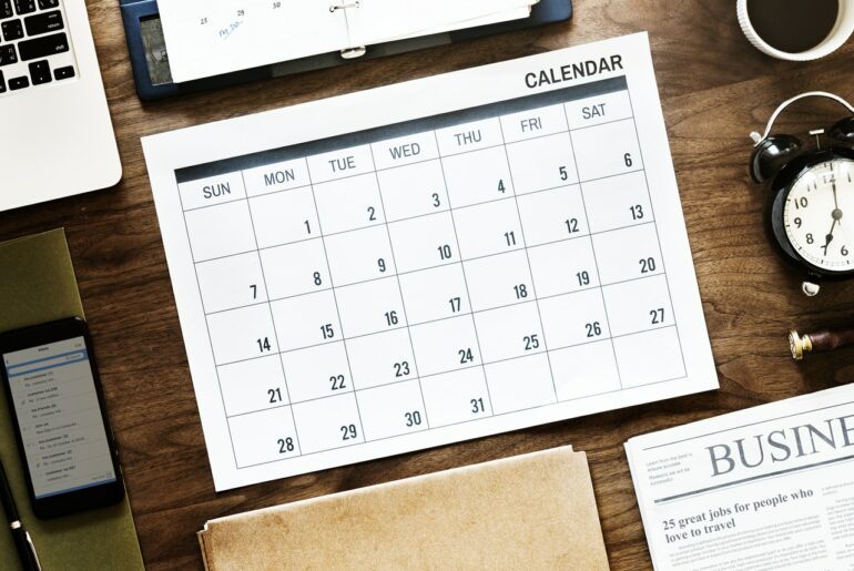 A calendar