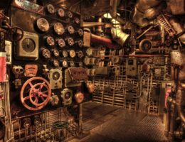 An engine room