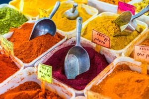 Colorful spices