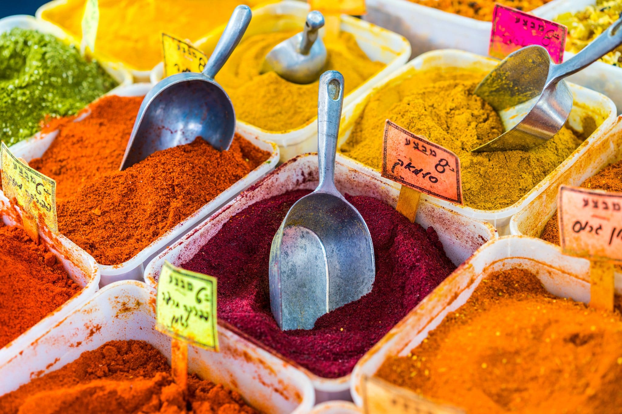 Colorful spices