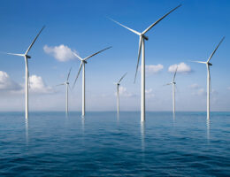 offshore wind turbine farm