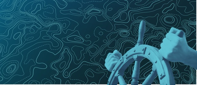 An AP student navigating with a ship steering wheel to the best AP exam scores