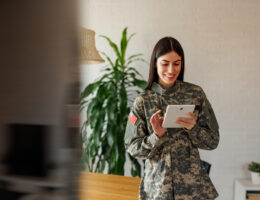 A military member using CLEP Exam Prep to maximize their benefits in 3 months
