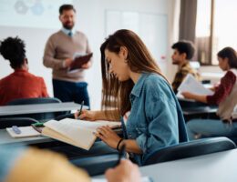 Student focusing in a remedial course due to lack of college readiness.