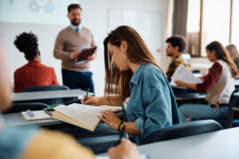 Student focusing in a remedial course due to lack of college readiness.