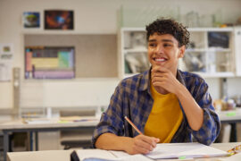 Student in high school classes considering AP vs CLEP prep courses.